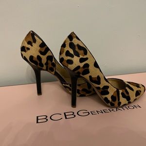 Animal print pumps